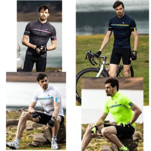 SANTIC Men's Short Sleeve Cycling Jersey - Carmen Ⅱ