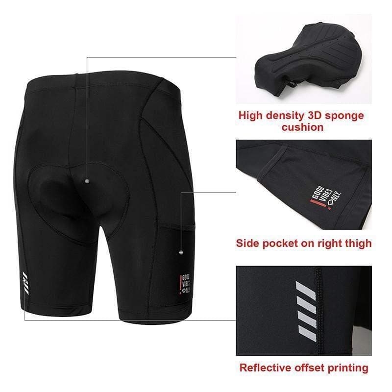SANTIC Unisex Cycling Tights - Ordinary 3.0 with side pocket - Image 5