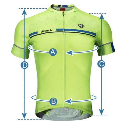 SANTIC Men's Short Sleeve Cycling Jersey - Carmen Ⅱ - Image 2