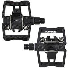 TIME Pedals - LINK (ATAC on one side and butterfly "V" flat pedal on the other)