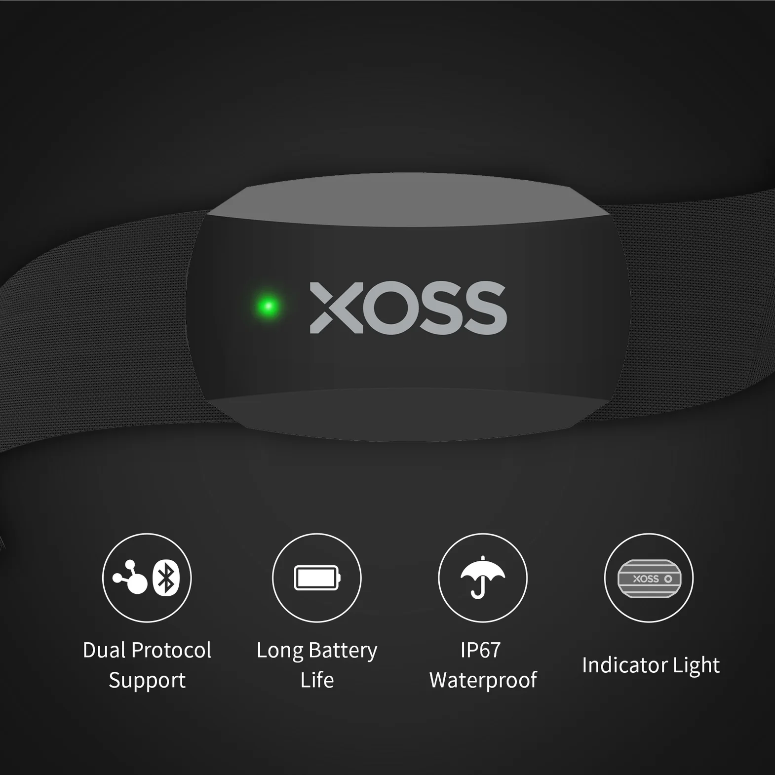 XOSS X1 Heart Rate Monitor