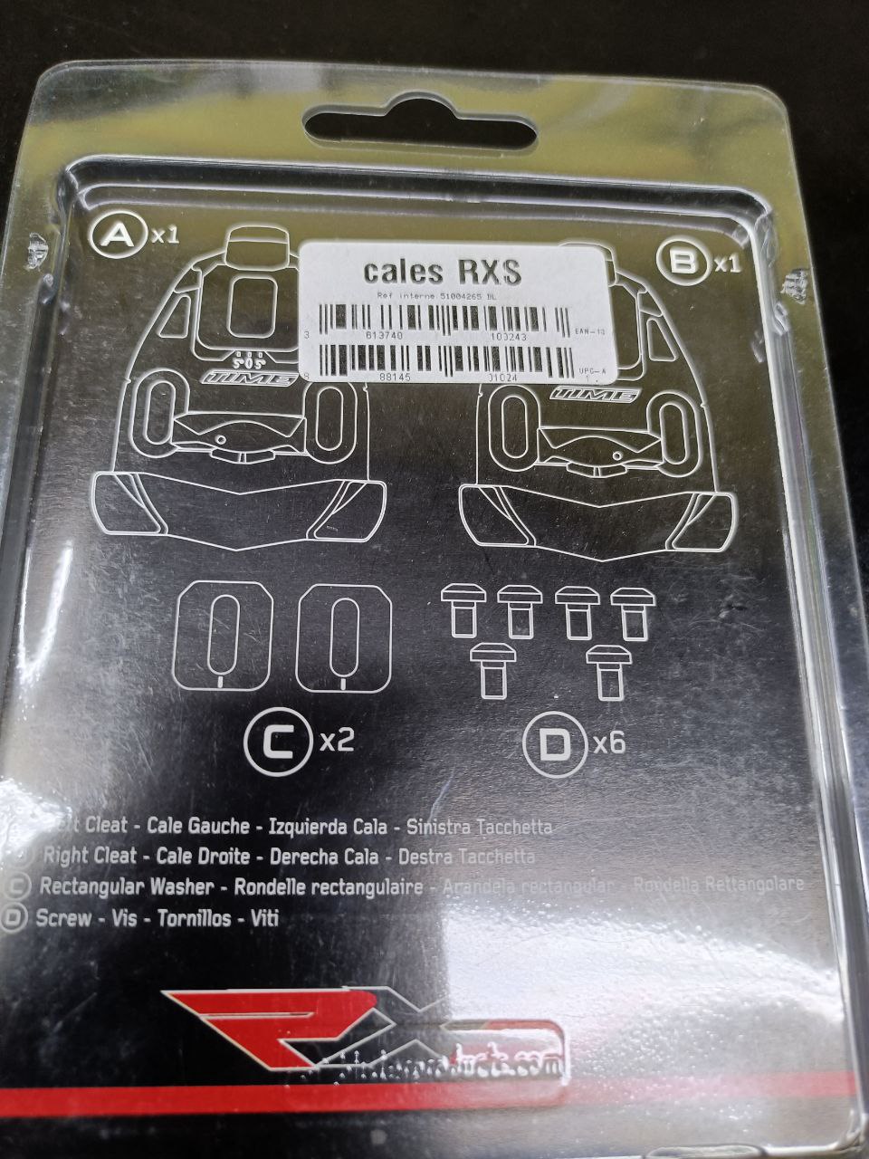 TIME PEDAL CLEATS (Authentic) RXS - Image 3